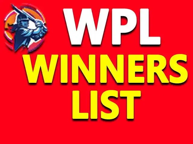 WPL-Winners-List